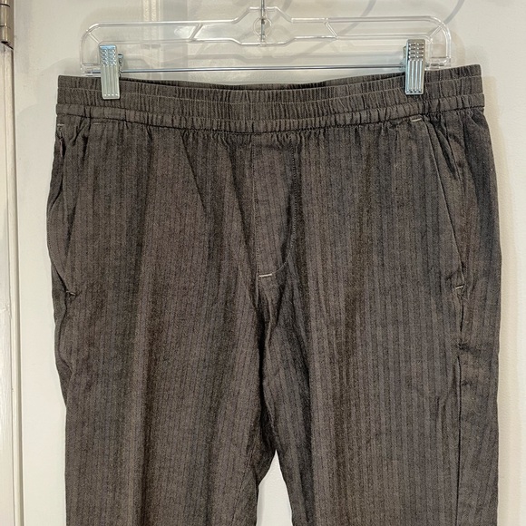 Abercrombie & Fitch Skinny Taper Stretch Pull On Pants Elastic Waist Sz M Brown - Picture 5 of 9